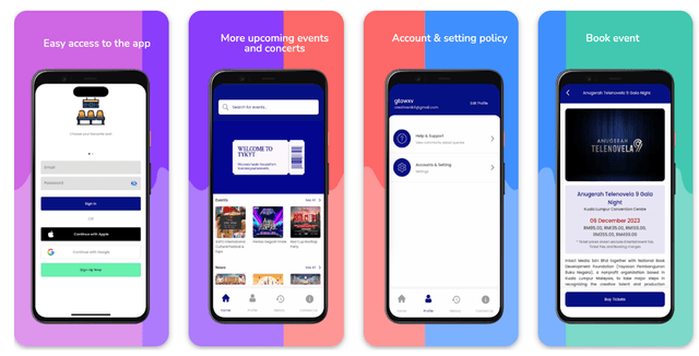 Tykyt One-Stop-Ticketing App